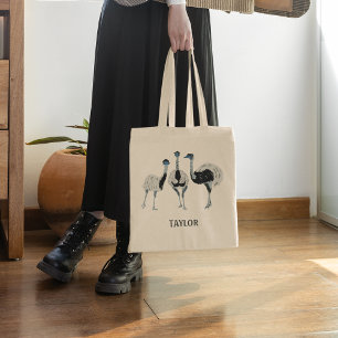 Emus Bird Älskare Personlig Tygkasse