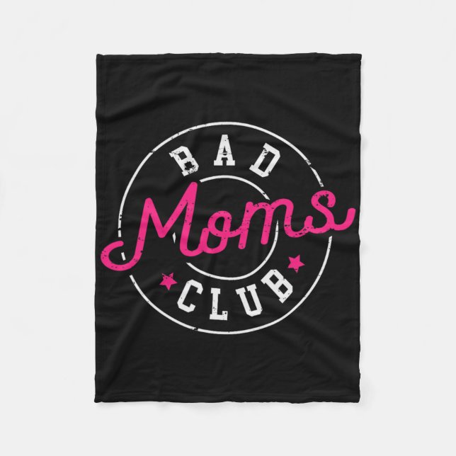 Emwered Strong Women Hustle Boss Mom Wife Bad Moms Fleecefilt (Framsidan)