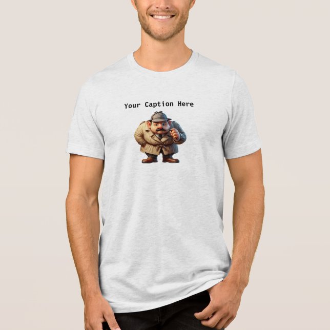 En 3D Amateur-detektiv som söker efter Clues T Shirt (Framsida)