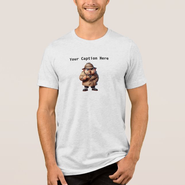 En 3D Amateur-detektiv som söker efter Clues T Shirt (Framsida)