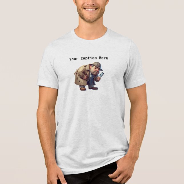 En 3D Amateur-detektiv som söker efter Clues T Shirt (Framsida)