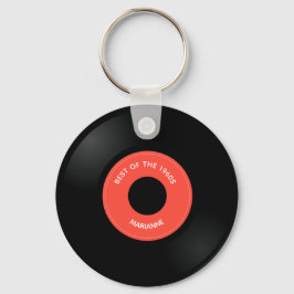 En "45" designnyckelkedja för vinylpost nyckelring