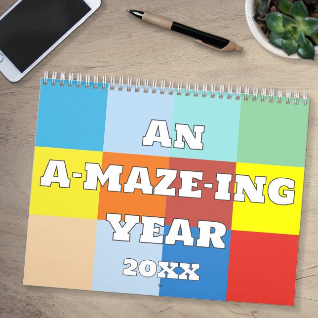 En A-maze-ing Årskalender Kalender (Maze Calendar)