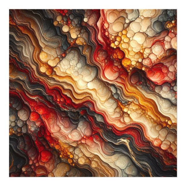 En Abstrakt Artwork 25 - Fotoutvidgning Fototryck (Framsidan)