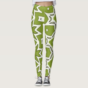 En abstrakt av eleganten "Ratti_Kreativ_Arts" legg Leggings