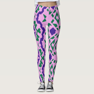 En abstrakt av eleganten "Ratti_Kreativ_Arts" legg Leggings