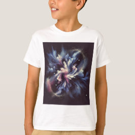 En abstrakt galaxisk design som fångar mysteriet m t shirt