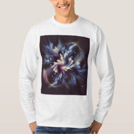 En abstrakt galaxisk design som fångar mysteriet m t shirt