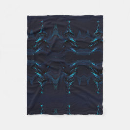 En Abstrakt i Julgran Fleecefilt