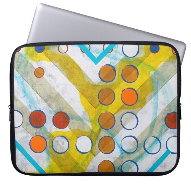 en abstrakt laptop fodral (Framsidan)