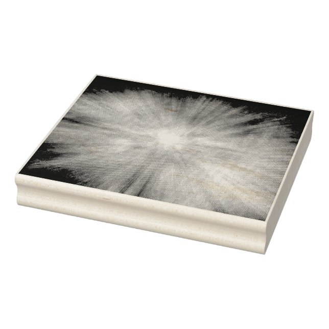 en abstrakt med blå och grönt stämpel (Stämpel)