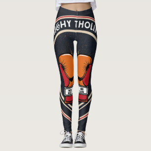 En abstrakt, minimalistisk, enkel logotyp för en s leggings