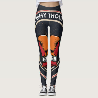 En abstrakt, minimalistisk, enkel logotyp för en s leggings