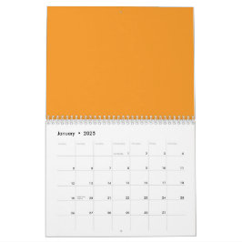 En abstrakt som blandar pulserande orange, rött oc kalender