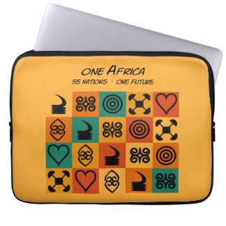 En Afrika – Adinkra – Ghana - Laptop Fodral