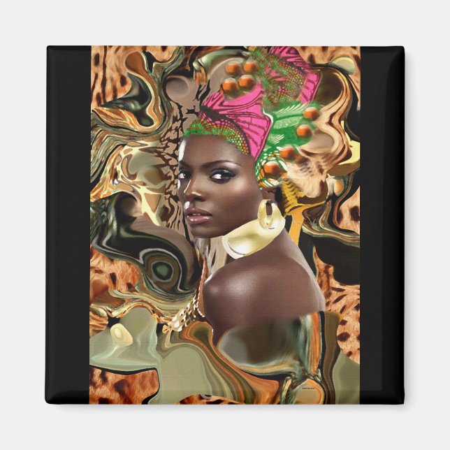 En afrikansk jungelblommas skönhet magnet (Framsidan)