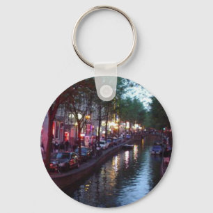 En afton i Amsterdam Nyckelring