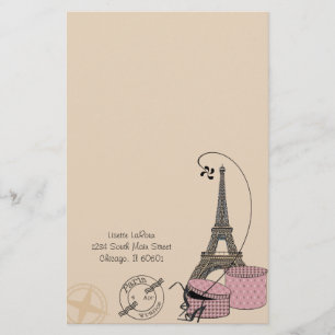 En afton i Paris anpassadebrevpapper Brevpapper
