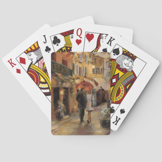 En afton i Paris Spel Kort (Baksidan)