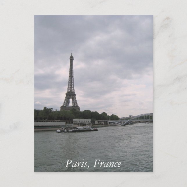 En afton i Paris Vykort (Framsida)