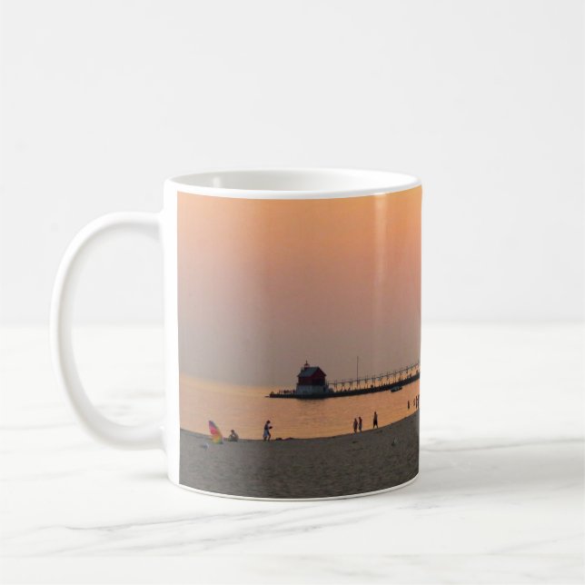 En afton på den storslagna tillflyktsortmuggen kaffemugg (Vänster)