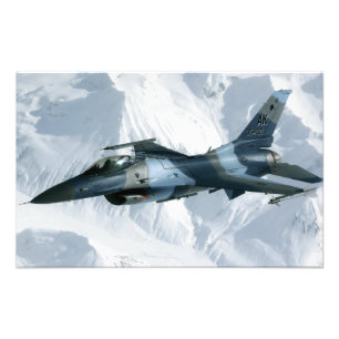 En Aggressor F-16 Fototryck