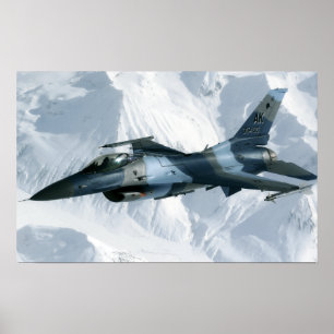En Aggressor F-16 Poster
