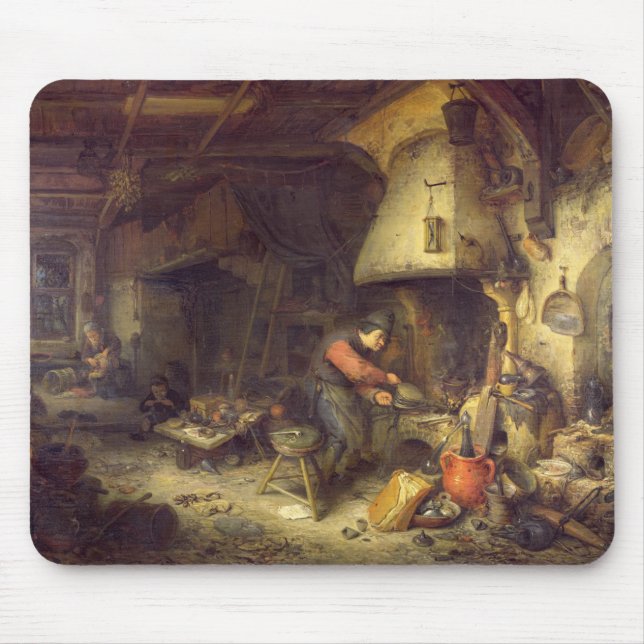 En alkemist, 1611 musmatta (Framsidan)