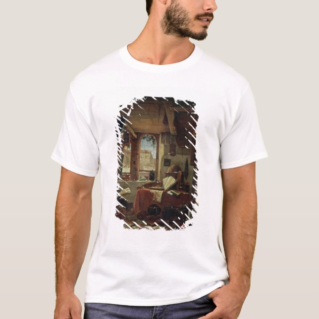 En alkemist i hans laboratorium tee shirt (Framsida)