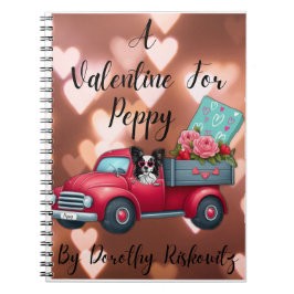 En Alla hjärtans dag-gåva till Peppy Spiralanteckn Anteckningsbok