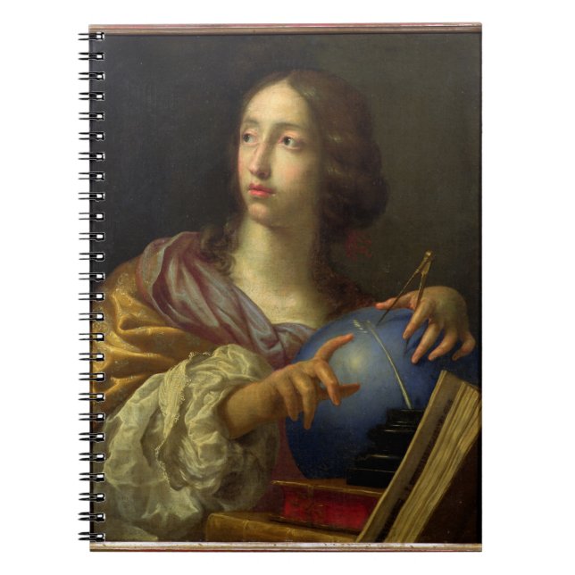 En allegori av astronomi anteckningsbok med spiral (Framsidan)