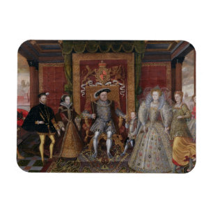 En allegori av den Tudor följden: Familjen av Magnet