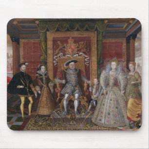 En allegori av den Tudor följden: Familjen av Musmatta
