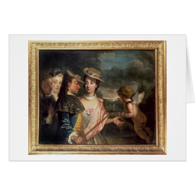 En allegori av kurtis hälsningskort (Framsidan Horizontal)