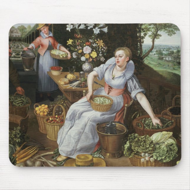 En allegori av sommaren musmatta (Framsidan)