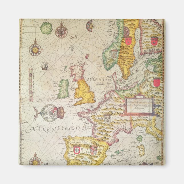 En allmän karta magnet (Framsidan)