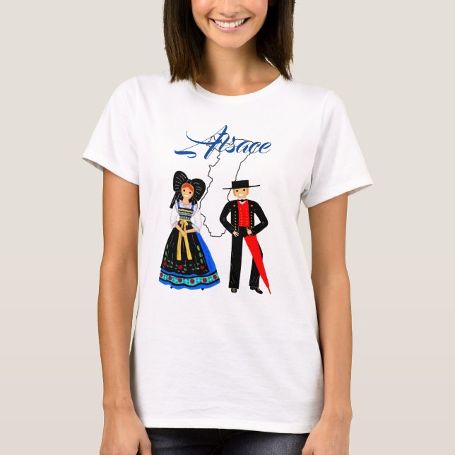 En Alsace, France T Shirt (Framsida)