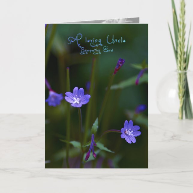 En älska Uncle, sympatikort Kort (Framsida)