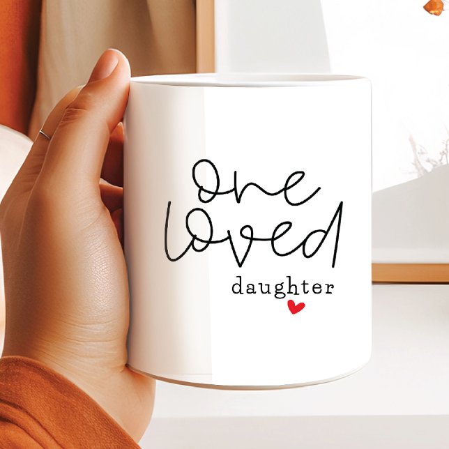 En Älskad Dotter Kaffemugg (Skapare uppladdad)