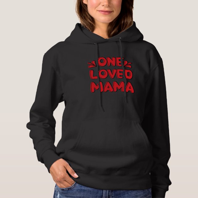 En Älskad Mama T Shirt (Framsida)