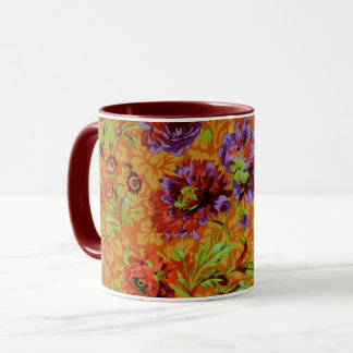 En älsklig Philip Jacobs Fabric-Blommigt Brocade M Mugg