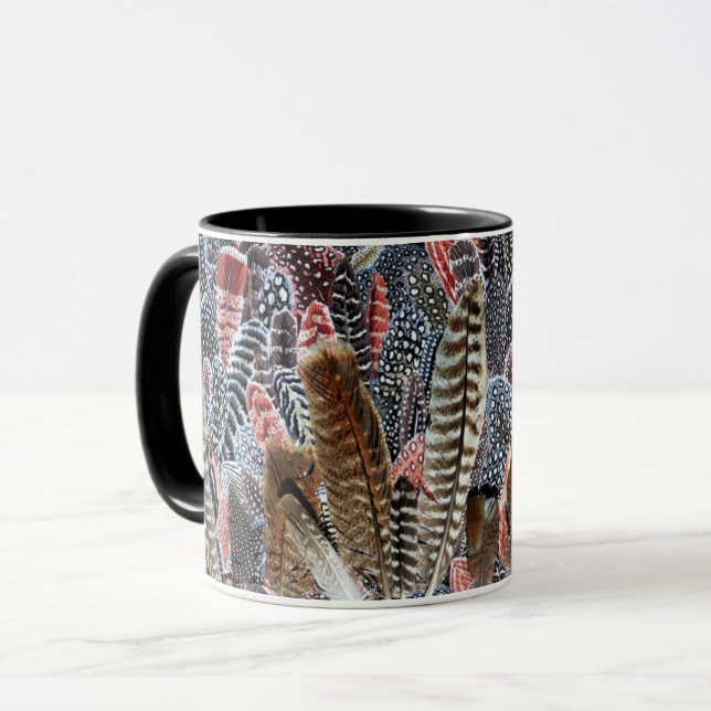 En älsklig Philip Jacobs Fabric Feather Mugg (Framsida vänster)