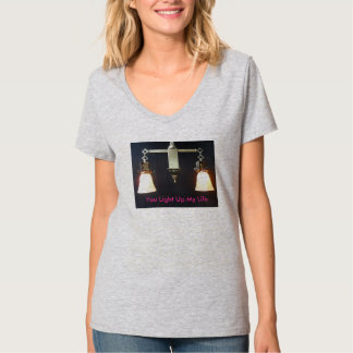 En älskvärd dubbelvintagelampa t-shirt