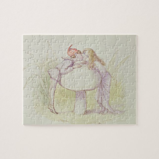 En älva och en fe pussel (Horisontell)