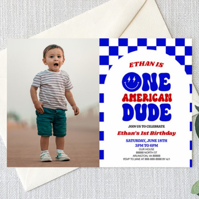 En amerikan 4:e juli 1999, Party Inbjudningar (Skapare uppladdad)