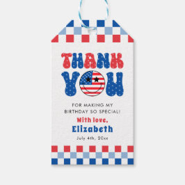 En amerikan Babe 4 juli första födelsedag Presentetikett