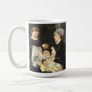 En Ammes Besøg - Bertha Wegmann Fine Art Kaffemugg