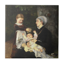 En Ammes Besøg - Bertha Wegmann Fine Art