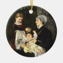 En Ammes Besøg - Bertha Wegmann Finkonst