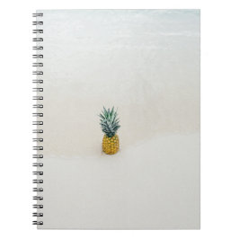 En ananas på stranden anteckningsbok